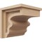 Ekena Millwork 6"W x 6"D x 6"H Wide Highland Rough Cedar Woodgrain TimberThane Corbel, Primed Tan CORUR06X06X06HLDRCPR - alternate 1